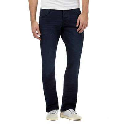 883 Police Navy rinse wash bootcut jeans